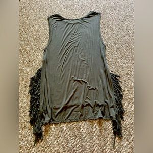 American Eagle Tank Top with Tassles